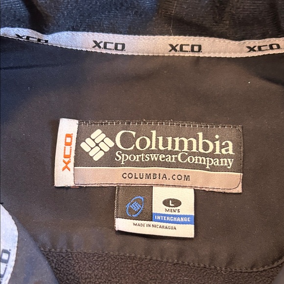 Columbia Sportswear XCO Softshell Jacket Mens Large Green Fleece Lined Outdoor - Picture 4 of 16